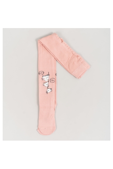 Колготки для дівчинки персиковий