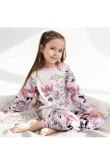 Піжама для дівчинки рожевий кулір