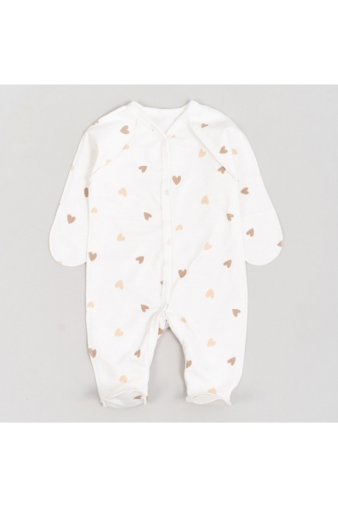 Сліп для новонароджених молочний начіс (футер)