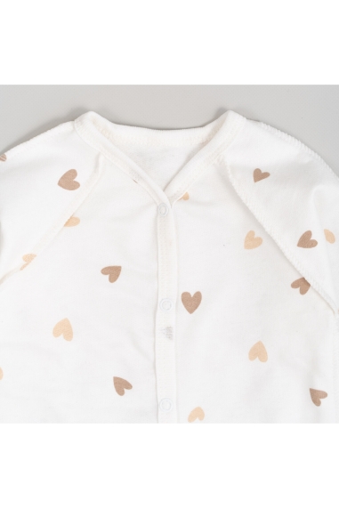 Сліп для новонароджених молочний начіс (футер) - 1