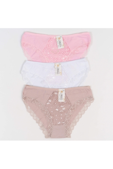 Труси жіночі пудра бавовна