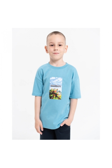 Футболка для хлопчика бірюзовий кулір