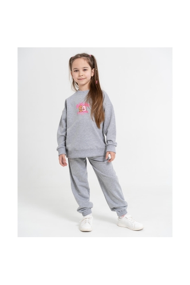 Костюм для дитячий сірий двонитка