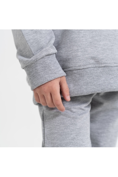 Костюм для дитячий сірий двонитка - 3