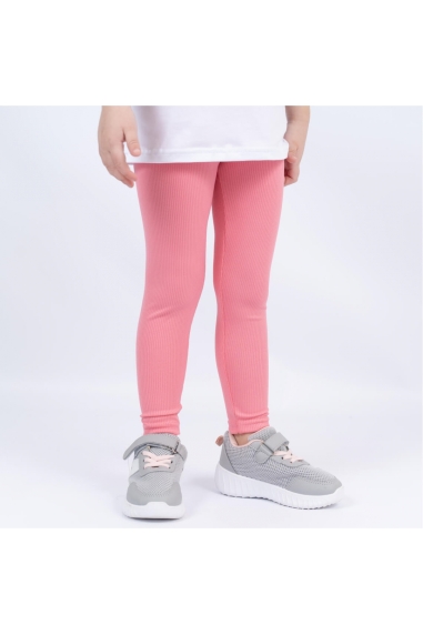 Лосіни для дівчинки кораловий рубчик-мустанг - 1