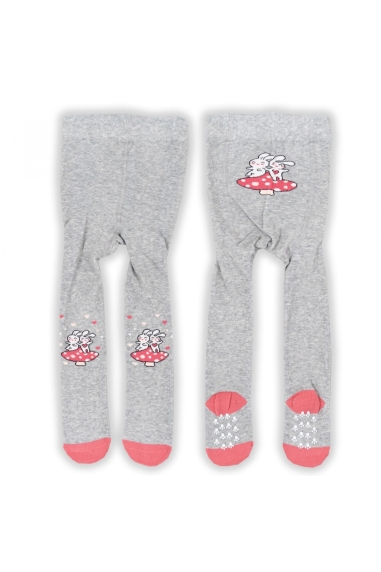 Колготки під памперс для дівчинки сірий бавовна