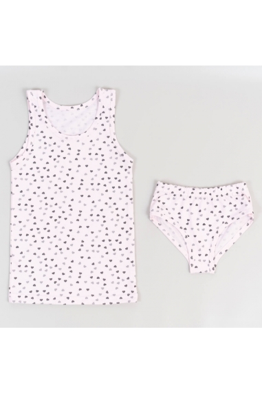 Комплект білизни для дівчинки рожевий кулір