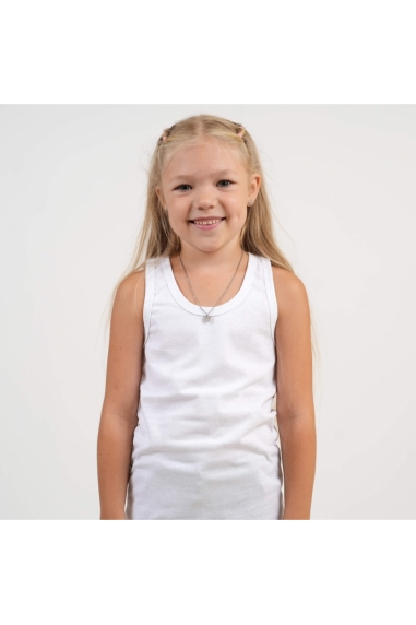 Майка дитяча білий кулір