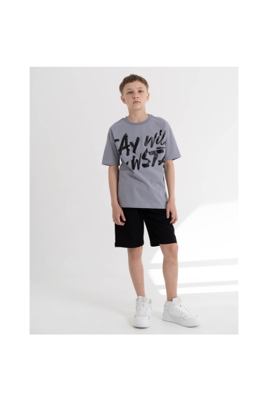 Костюм для хлопчика чорний двонитка