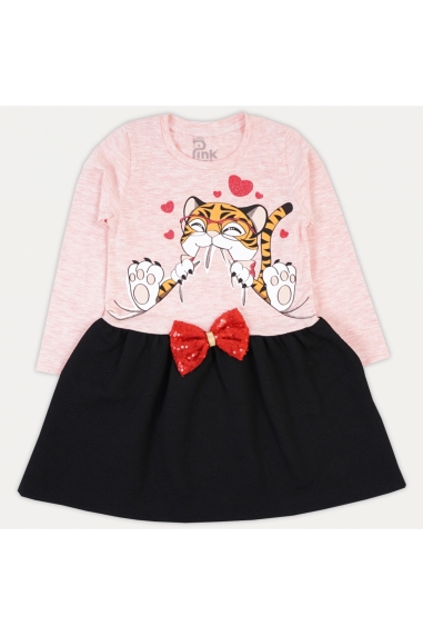 Сукня  для дівчинки Тигреня персиковий фулікра