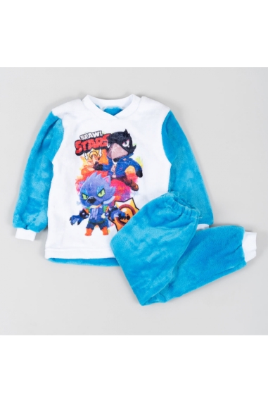 Піжама для Хлопчика бірюзовий велсофт