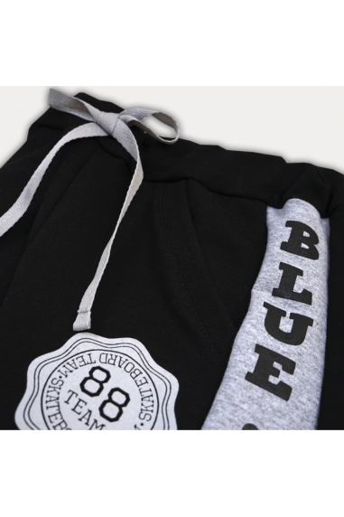 Штани для хлопчиків сірий двонитка - 1