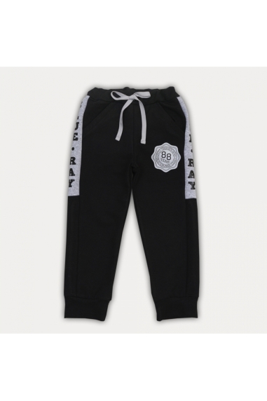 Штани для хлопчиків сірий двонитка - 2