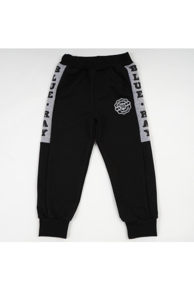 Штани для хлопчиків сірий двонитка - 4