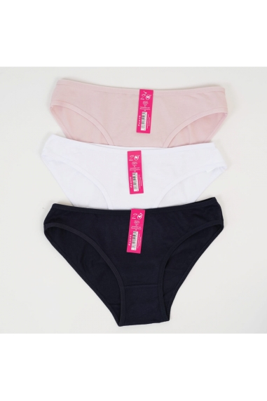 Труси жіночі білий бавовна - 1