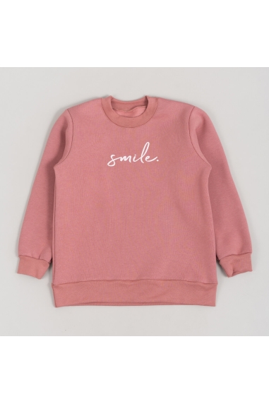 Світшот для дівчинки запорошена  троянда тринитка на флісі