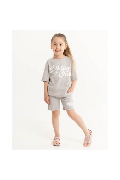 Комплект для дівчинки сірий кулір-жатка