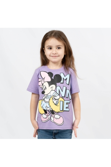 Футболка для дівчинки бузковий Міні кулір