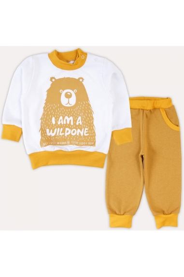 Костюм  Ведмежа гірчичний начіс (футер) - 1