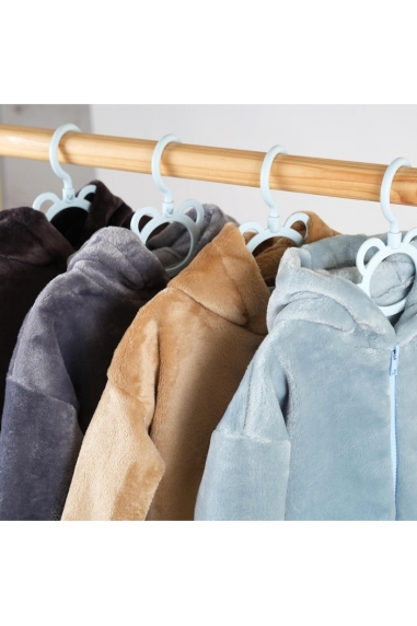 Куртка для малят пухнаста з вушками карамель велсофт - 1