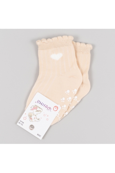 Шкарпетки для малят бежевий бавовна