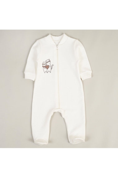 Чоловічок для малят на блискавці молочний вафелька - 3