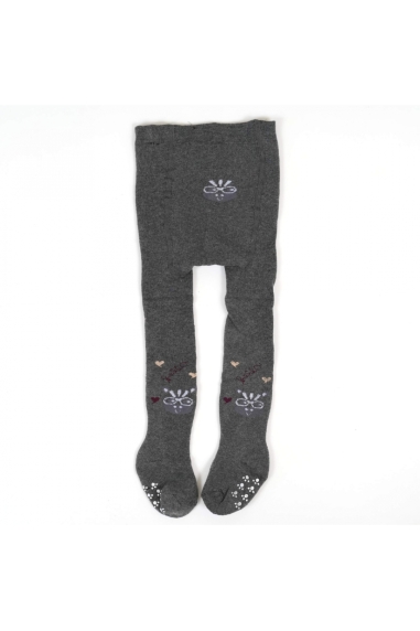 Колготи махрові з антиковзанням під підгузок для малюків графіт махра