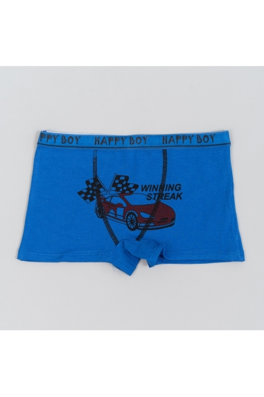 Труси-боксери для хлопчика електрик стретч-кулір