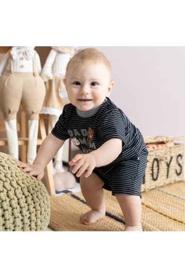 Костюм для хлопчика чорний фулікра - 3