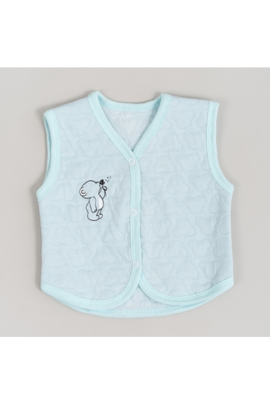 Жилет ясельний блакитний капітон