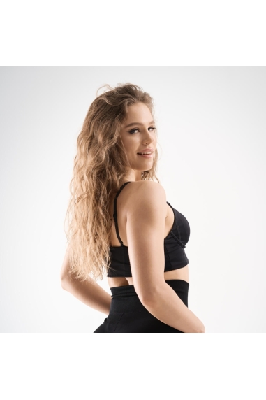 Лосини жіночі Push Up чорний рубчик - 5