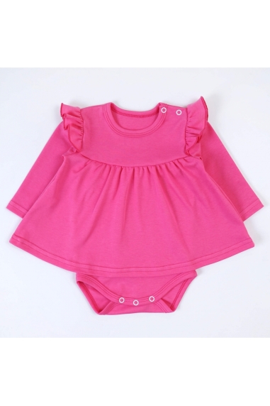 Боді-сукня ясельна фуксія інтерлок
