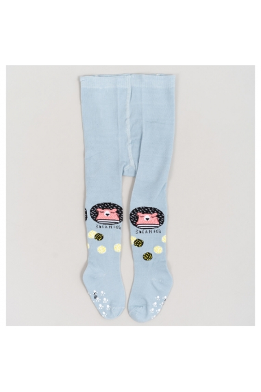 Колготки під памперс для дівчинки блакитний бавовна