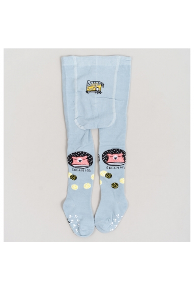 Колготки під памперс для дівчинки блакитний бавовна - 1