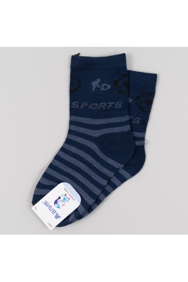 Шкарпетки для хлопчика індиго бавовна