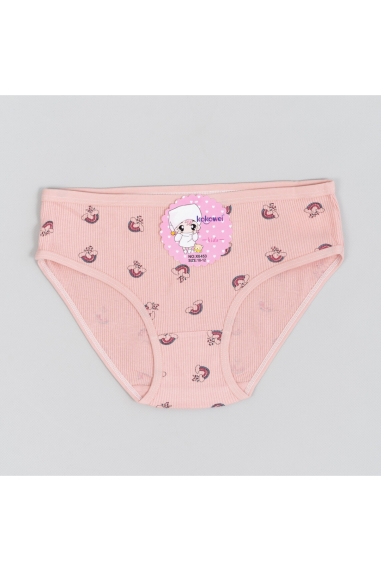 Трусики для дівчинки рожевий рубчик-преміум