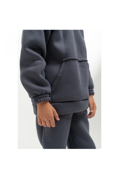 Костюм для хлопчика графіт тринитка на флісі - 3