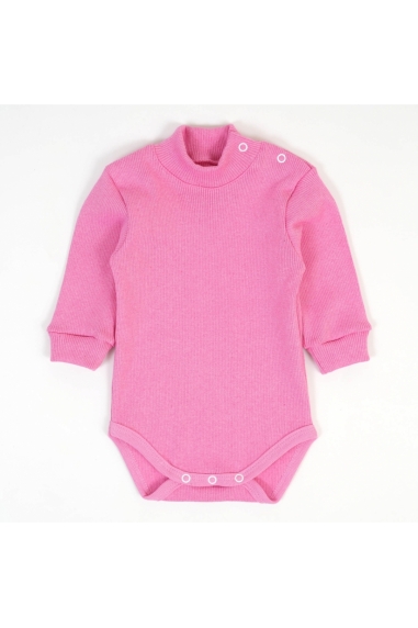 Боді для малюків коричневий рубчик з начісом