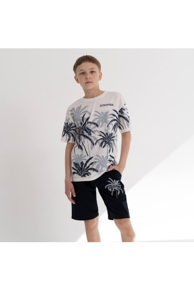 Костюм для хлопчика "Summer" чорний двонитка