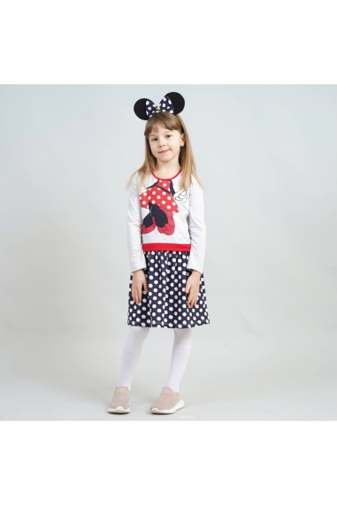 Сукня для дівчинки Міні Маус з обручем для волосся темно-синій фулікра