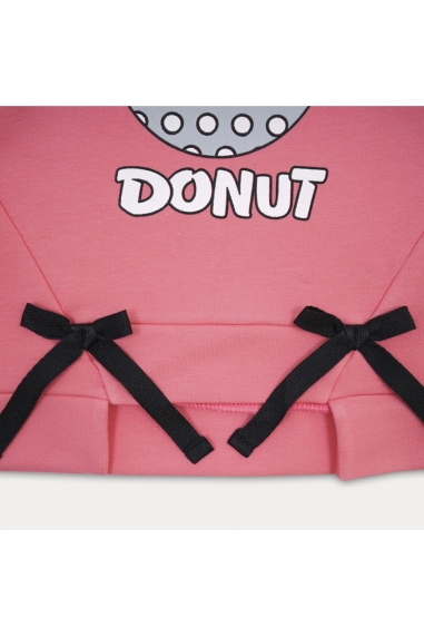 Комплект для дівчинки кораловий начіс(футер) - 2