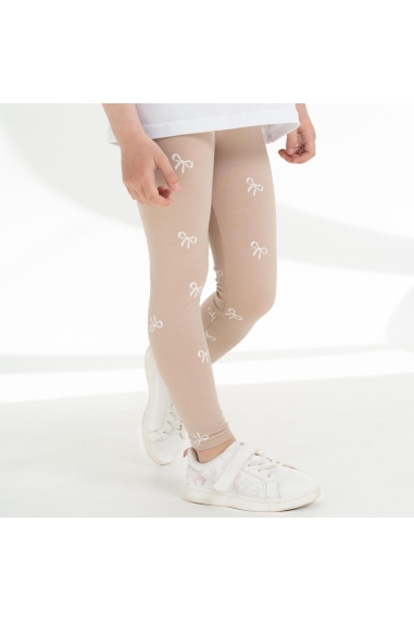 Лосини для дівчинки бежевий фуликра - 1