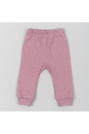 Щільні штанці для малят запорошена  троянда рубчик з начісом