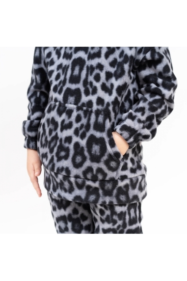 Костюм флісовий для дівчинки Лео графіт фліс - 1