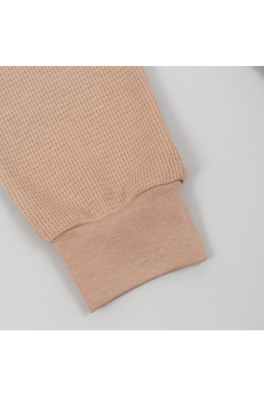 Костюм ясельний бежевий вафельна структура - 4