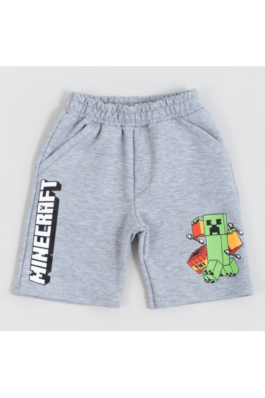 Шорти для хлопчика сірий двонитка