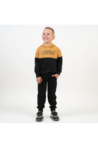 Костюм  для хлопчика чорний начіс (футер)