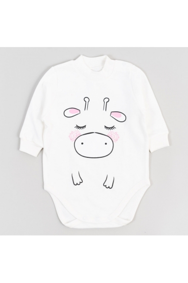 Боді для малят Корівка молочний начіс(футер)