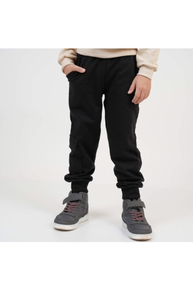 Штани для хлопчика чорний начіс (футер)