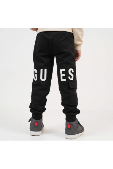 Штани для хлопчика чорний начіс (футер) - 1